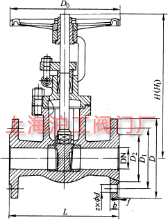 Z41T-10Z41W-10 ШʽբҪμṹߴʾͼ