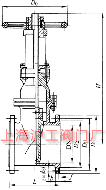 Z41X-10Z41X-16Q ܷբҪμṹߴʾͼ