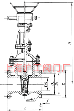 Z940HZ940YZ940W  PN16~PN63 Ƶ綯ШʽբҪμṹߴʾͼ