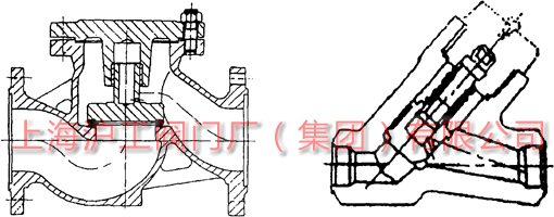 普通止回阀结构图（图1）